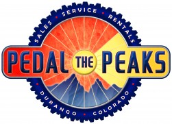 Pedal the Peaks Durango logo
