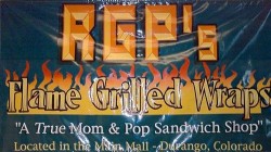 RGP's Flame Grilled Wraps logo
